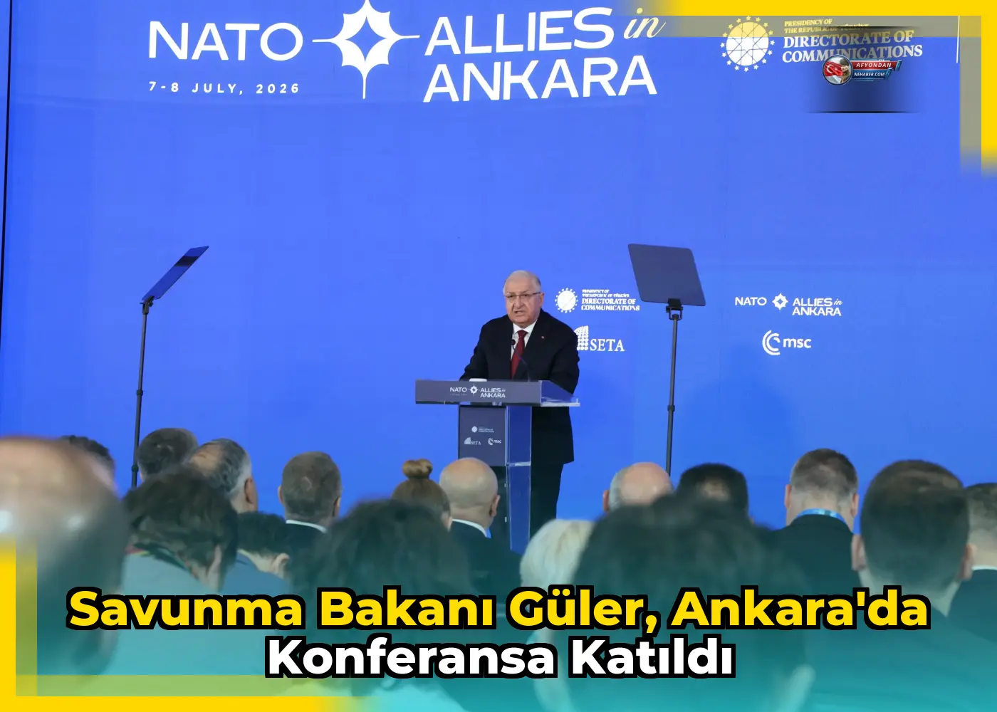 Savunma Bakanı Güler, Ankara'da Konferansa Katıldı
