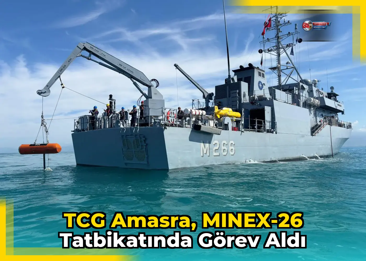 TCG Amasra, MINEX-26 Tatbikatında Görev Aldı