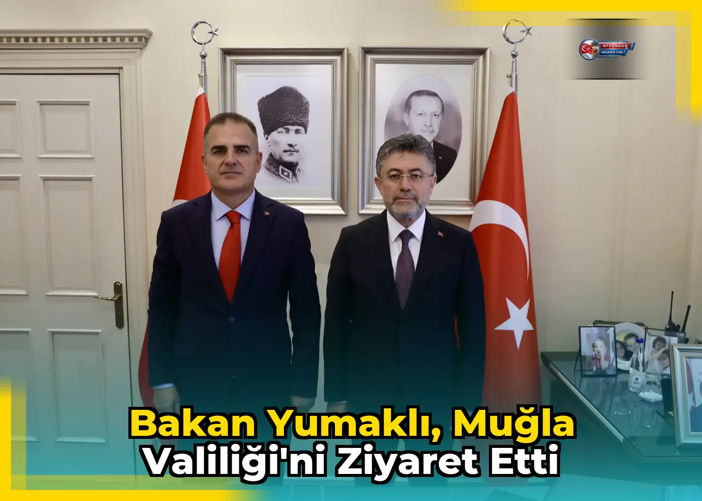 Bakan Yumaklı, Muğla Valiliği'ni Ziyaret Etti