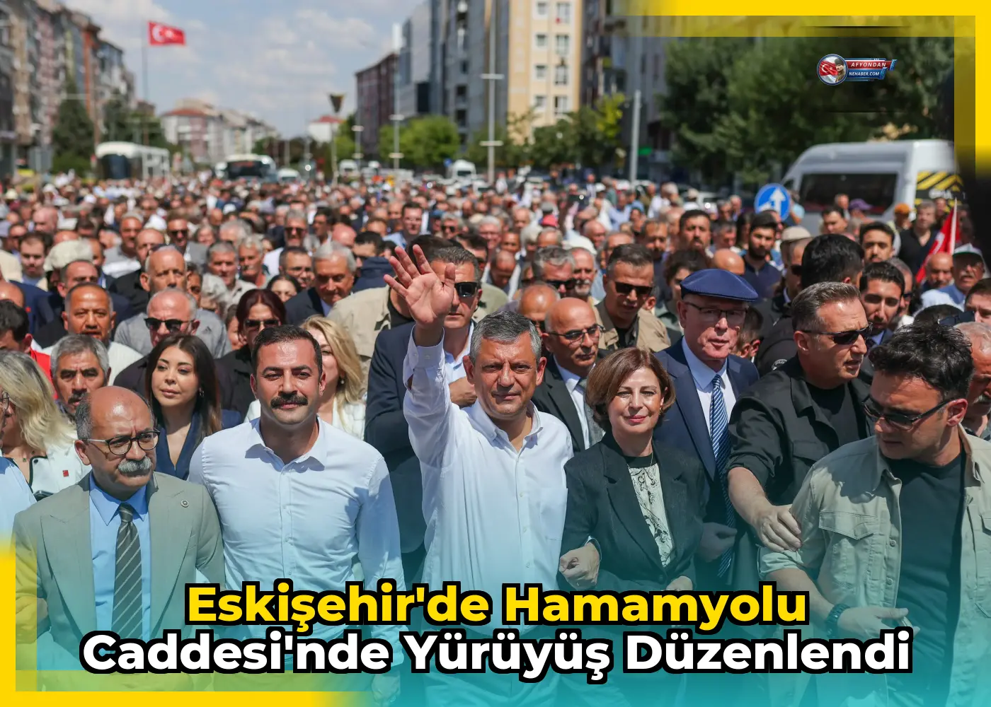 Eskişehir'de Hamamyolu Caddesi'nde yürüyüş düzenlendi