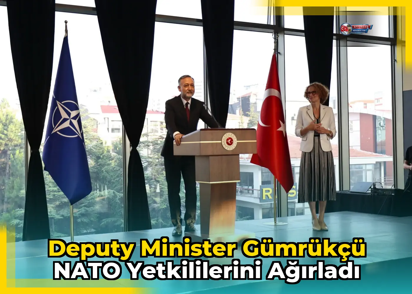 Deputy Minister Gümrükçü NATO yetkililerini ağırladı
