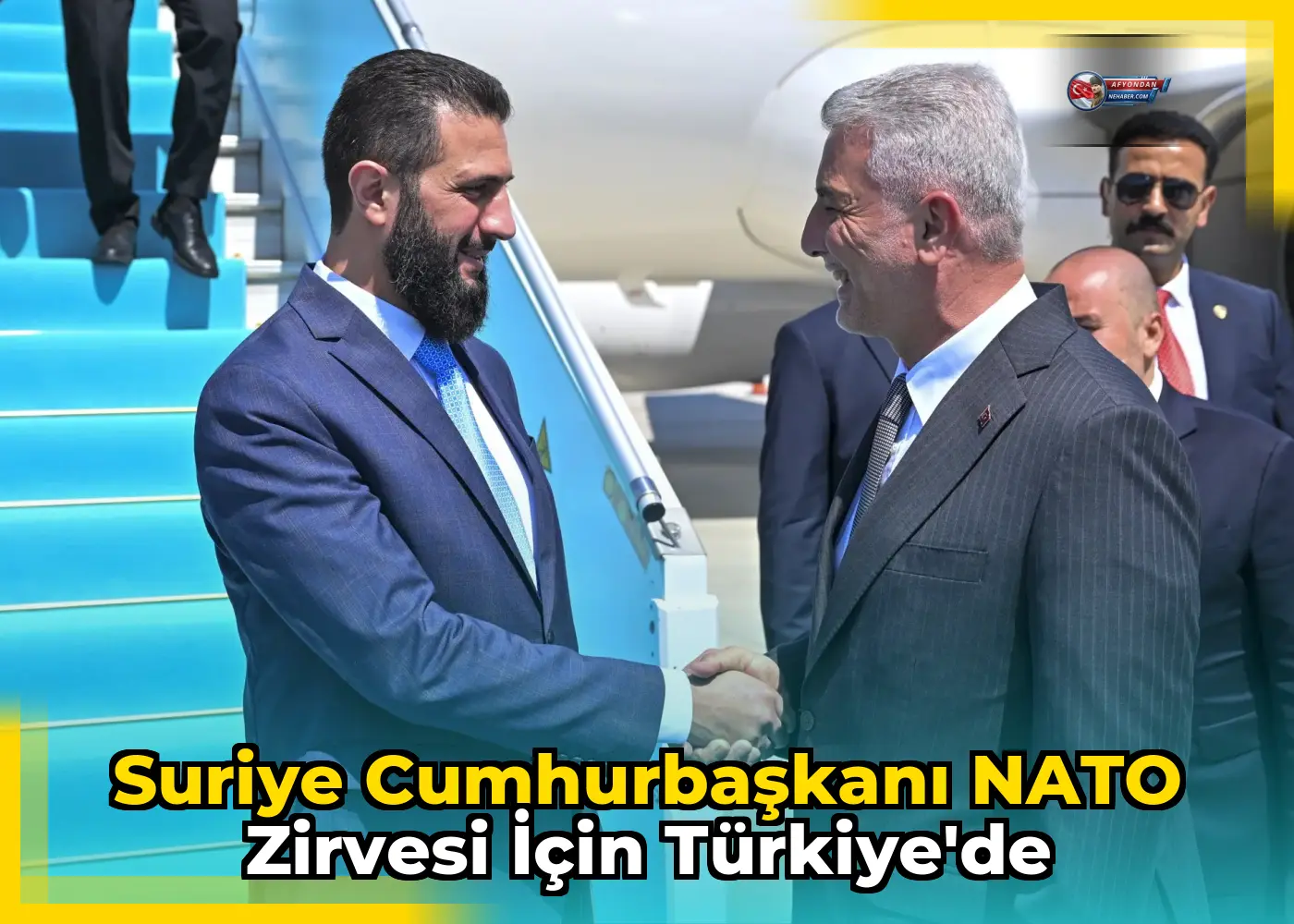 Suriye Cumhurbaşkanı NATO Zirvesi için Türkiye'de