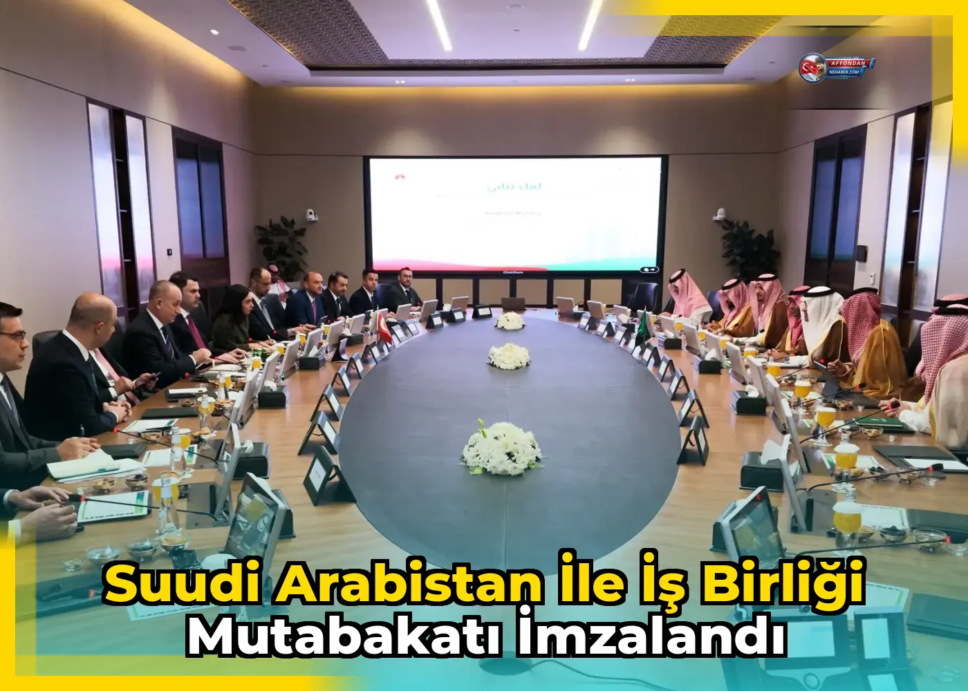 Suudi Arabistan ile iş birliği mutabakatı imzalandı
