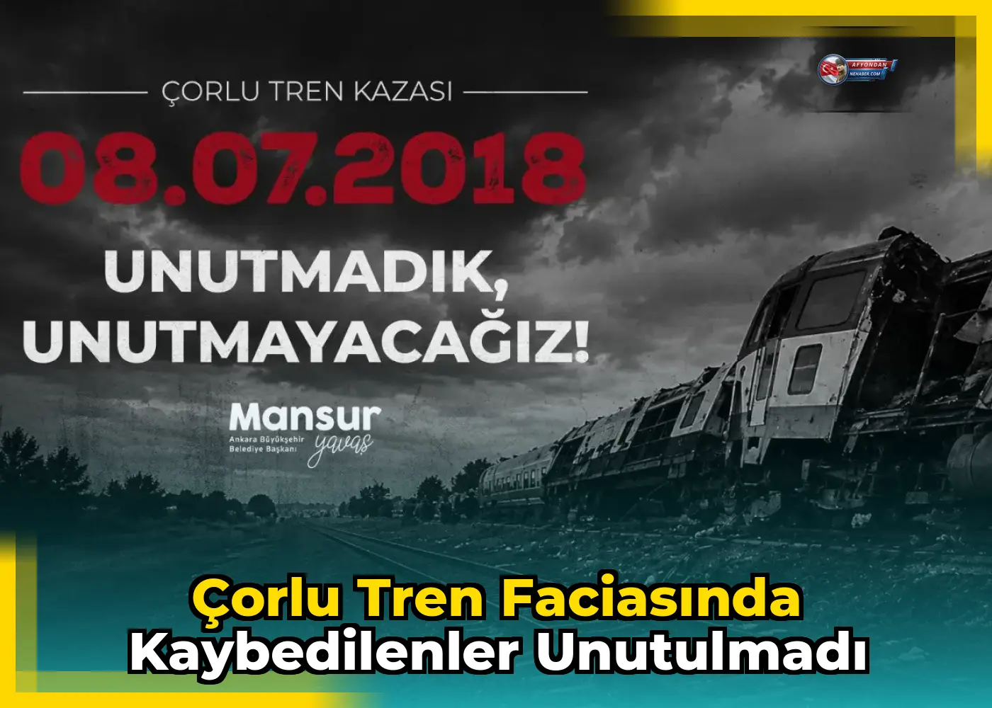 Çorlu tren faciasında kaybedilenler unutulmadı