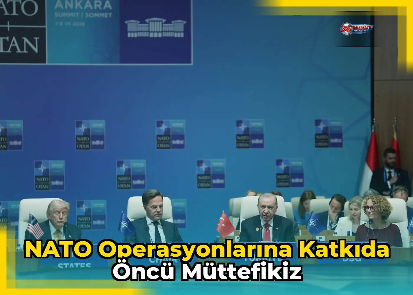 NATO operasyonlarına katkıda öncü müttefikiz