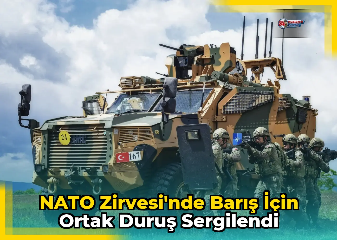 NATO Zirvesi'nde barış için ortak duruş sergilendi