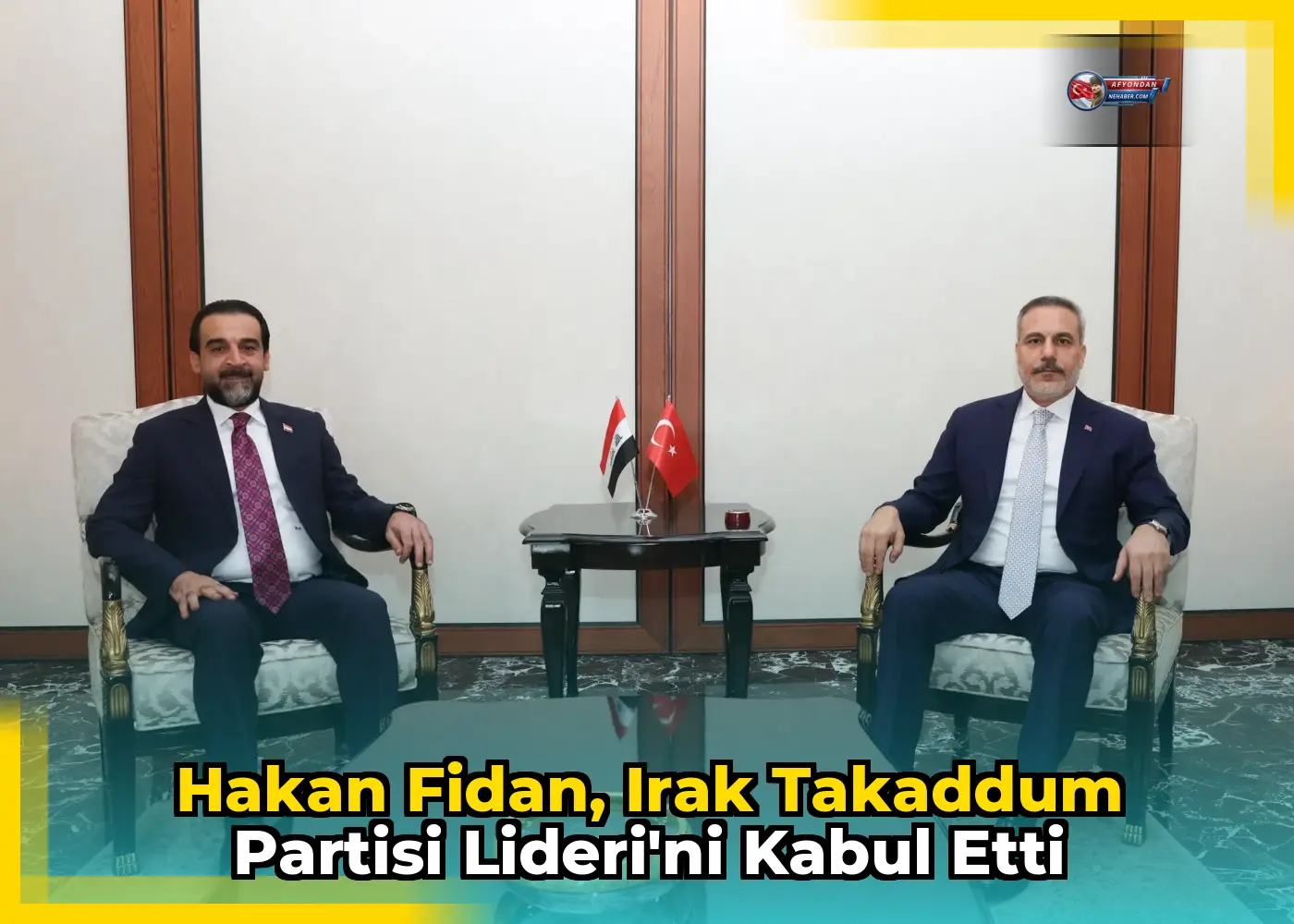Hakan Fidan, Irak Takaddum Partisi Lideri'ni kabul etti