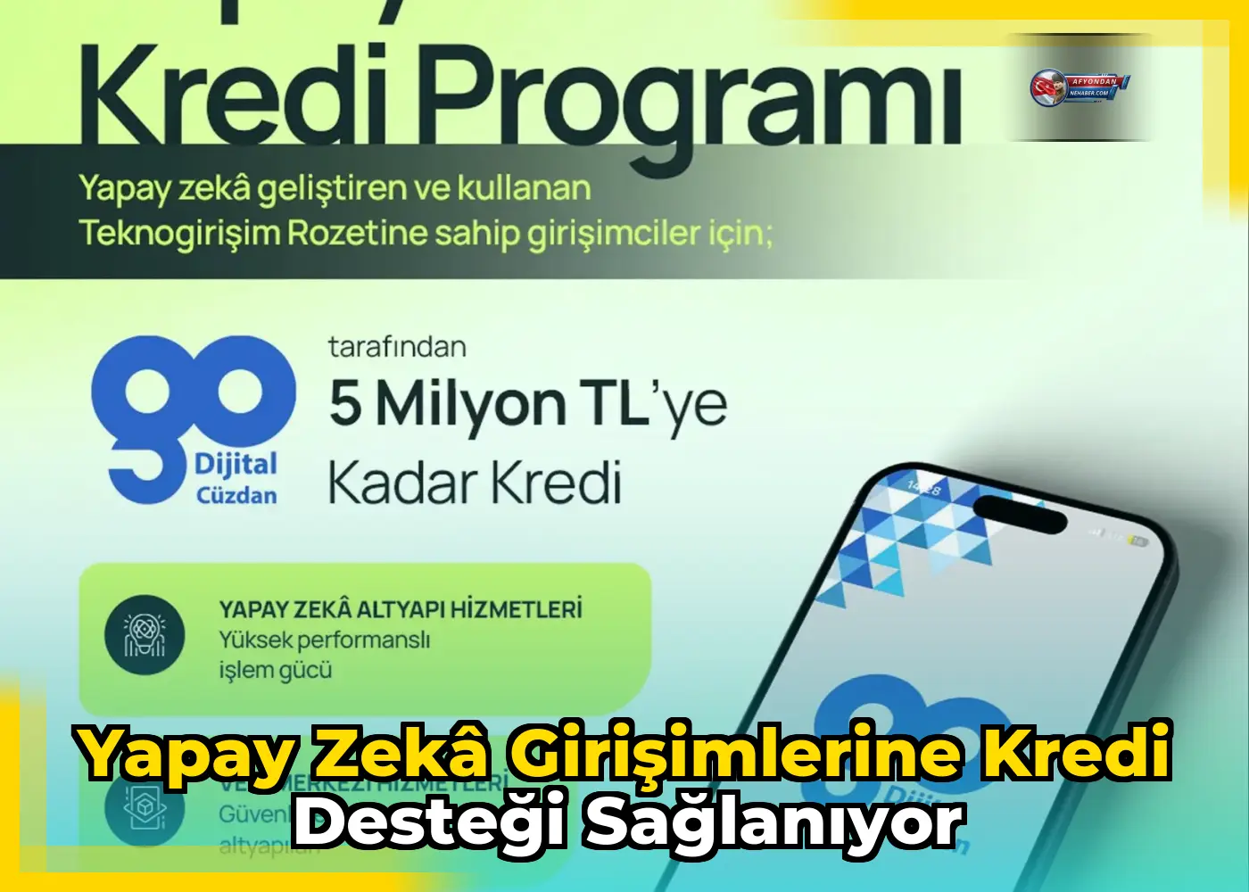 Yapay zekâ girişimlerine kredi desteği sağlanıyor