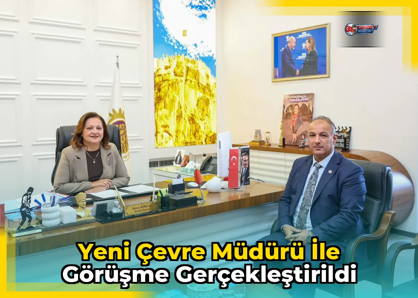 Yeni Çevre Müdürü ile görüşme gerçekleştirildi