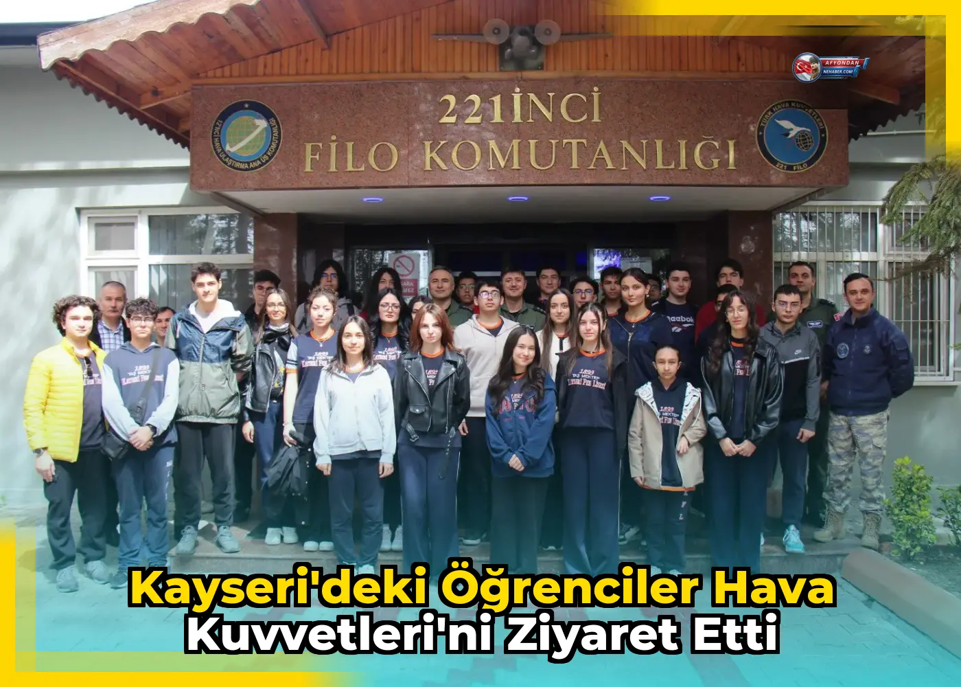 Kayseri'deki Öğrenciler Hava Kuvvetleri'ni Ziyaret Etti
