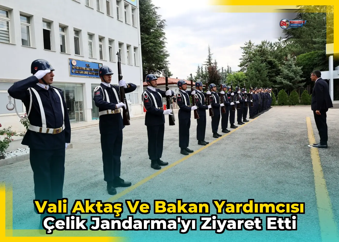 Vali Aktaş ve Bakan Yardımcısı Çelik Jandarma'yı Ziyaret Etti