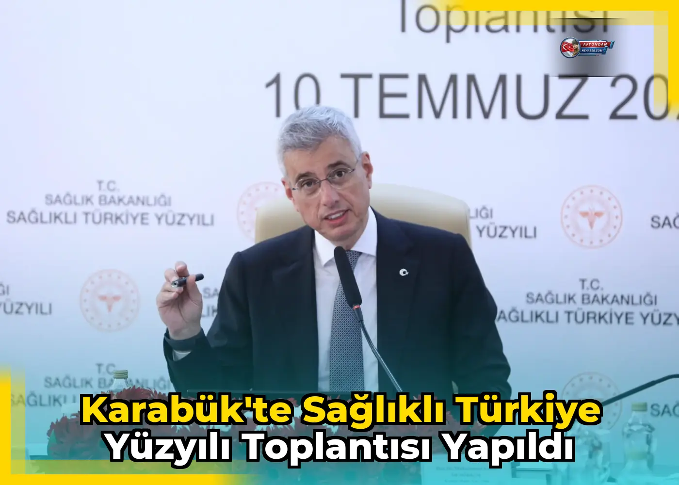 Karabük'te Sağlıklı Türkiye Yüzyılı Toplantısı Yapıldı