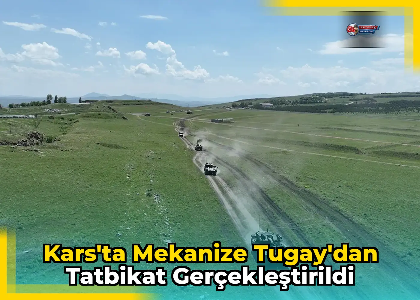 Kars'ta Mekanize Tugay'dan Tatbikat Gerçekleştirildi