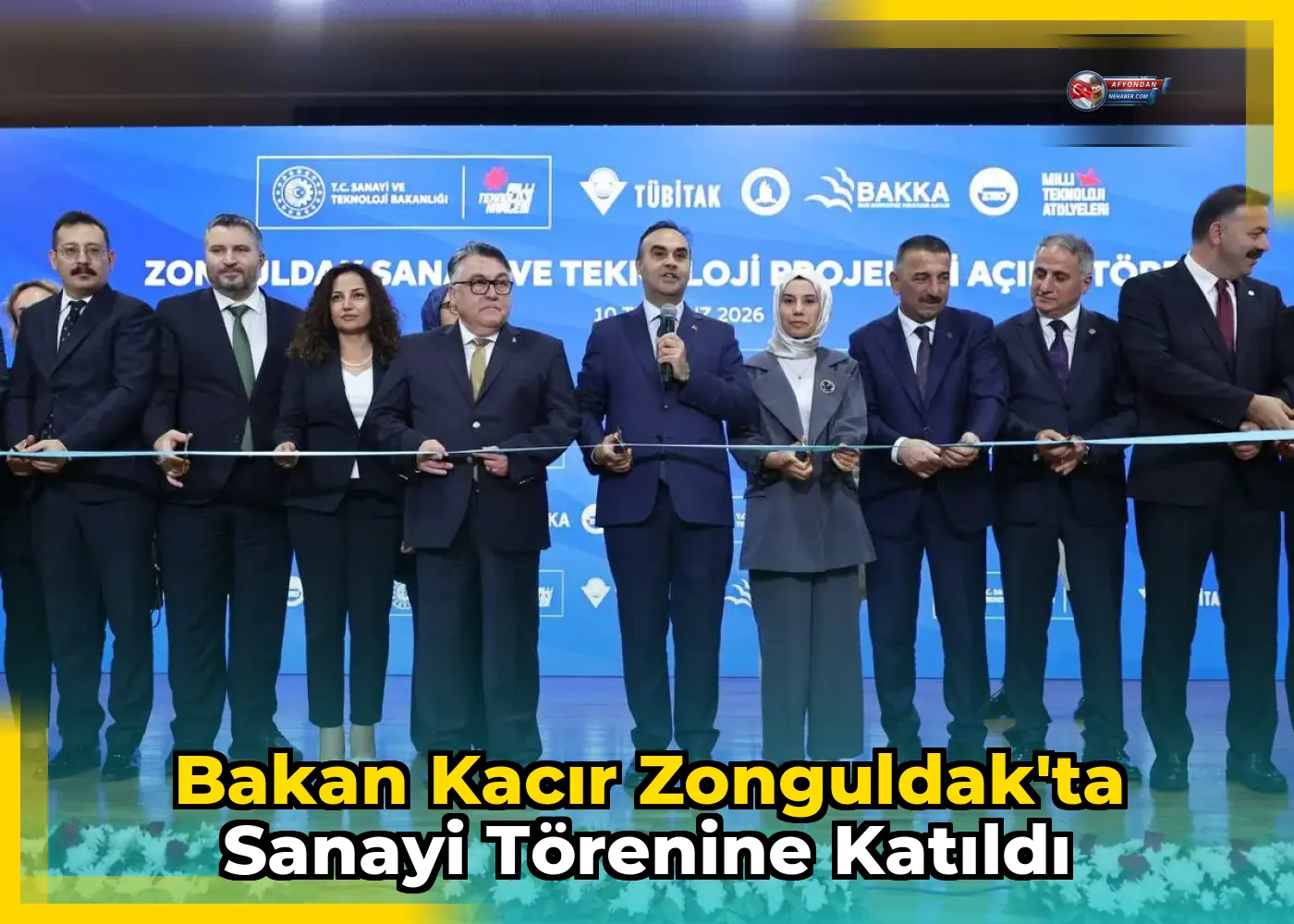 Bakan Kacır Zonguldak'ta Sanayi Törenine Katıldı