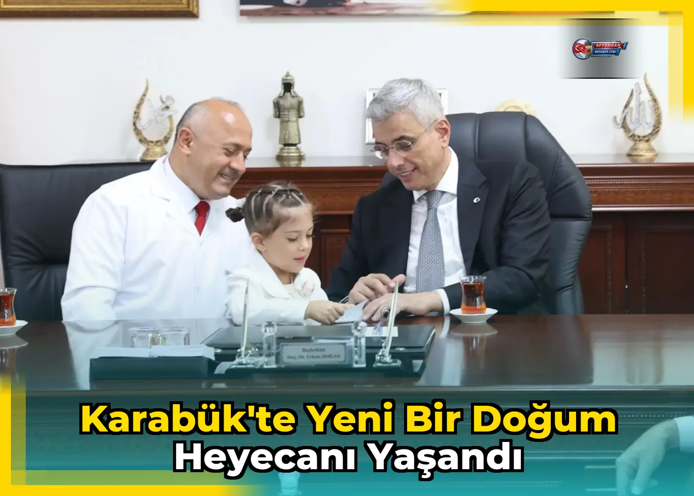 Karabük'te yeni bir doğum heyecanı yaşandı