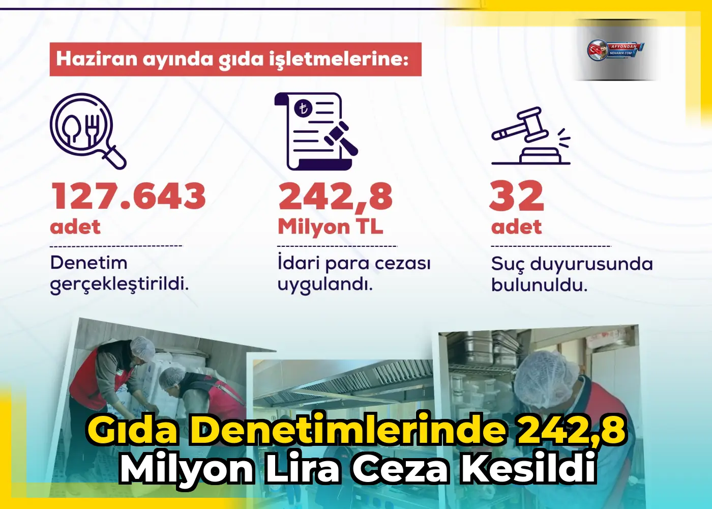 Gıda Denetimlerinde 242,8 Milyon Lira Ceza Kesildi