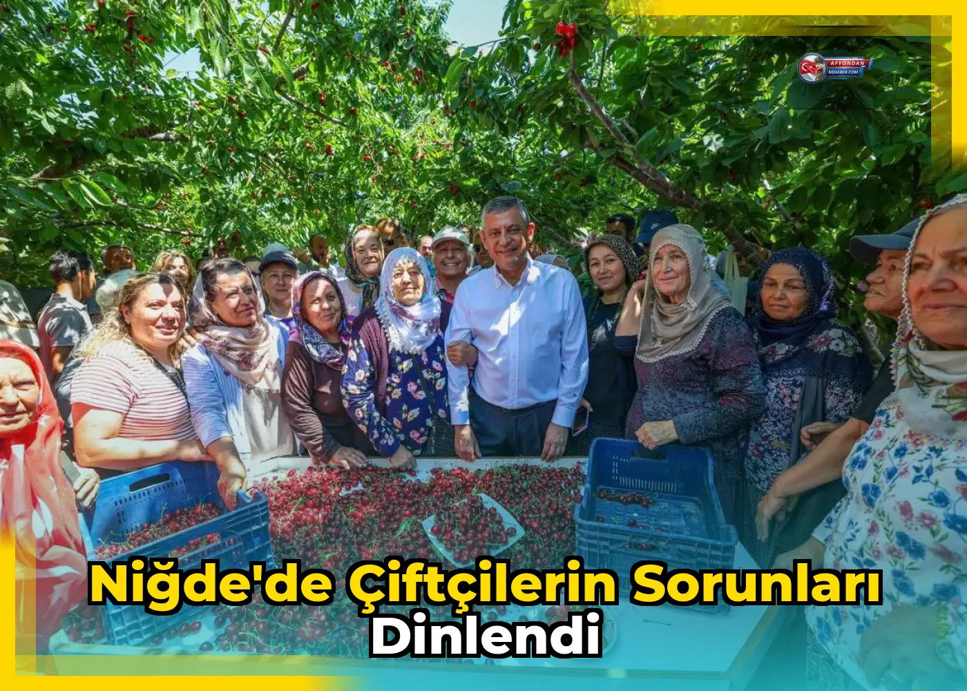 Niğde'de çiftçilerin sorunları dinlendi