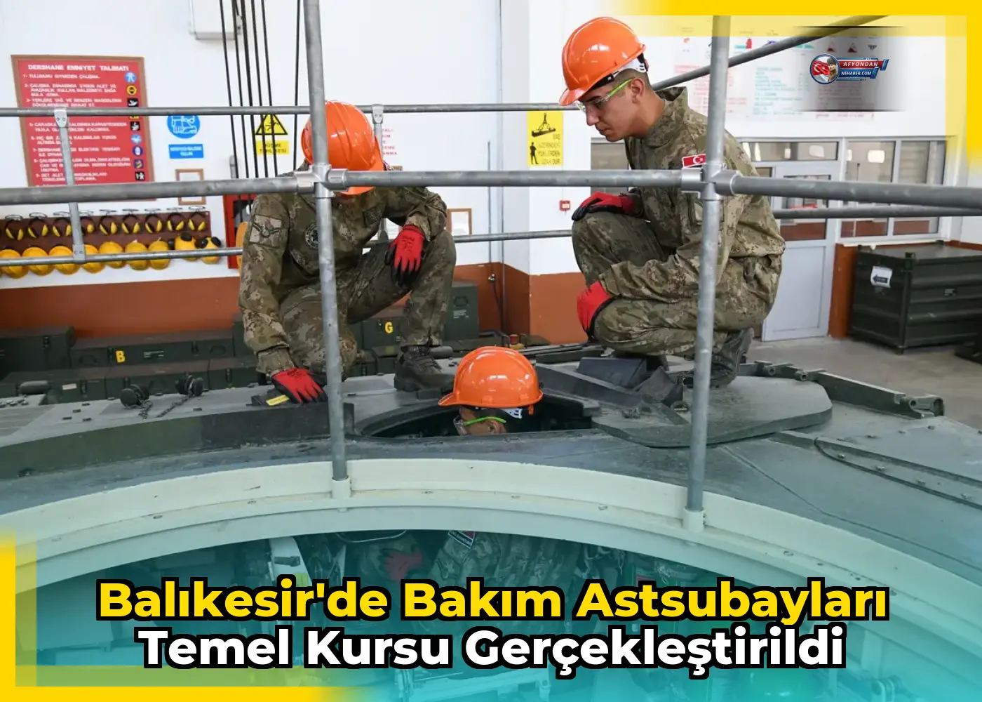 Balıkesir'de Bakım Astsubayları Temel Kursu Gerçekleştirildi