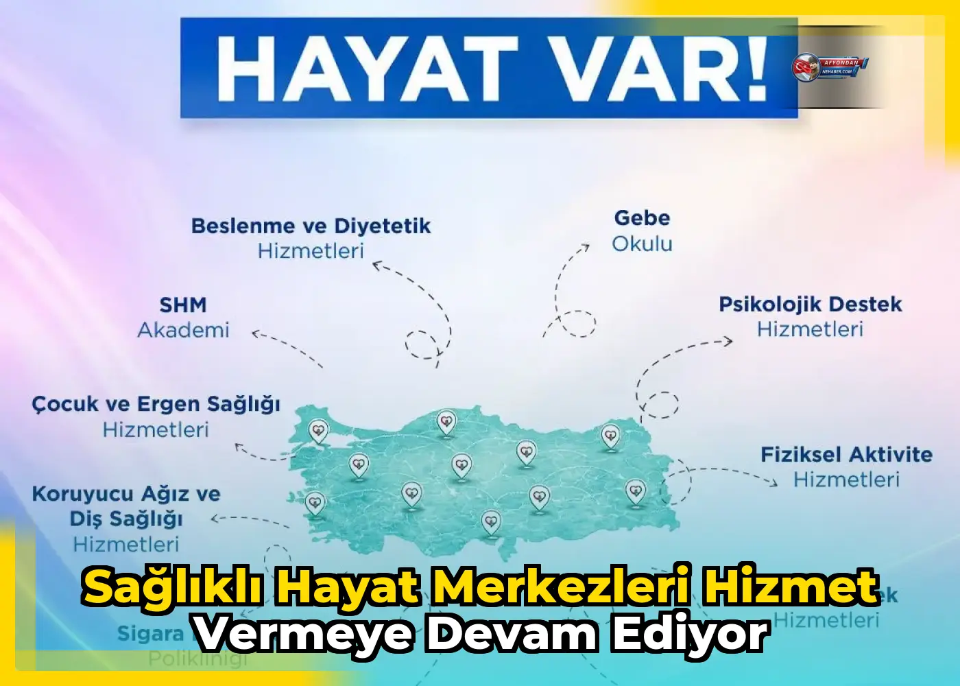 Sağlıklı Hayat Merkezleri hizmet vermeye devam ediyor