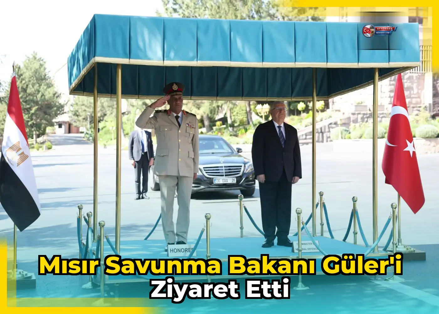Mısır Savunma Bakanı Güler'i Ziyaret Etti