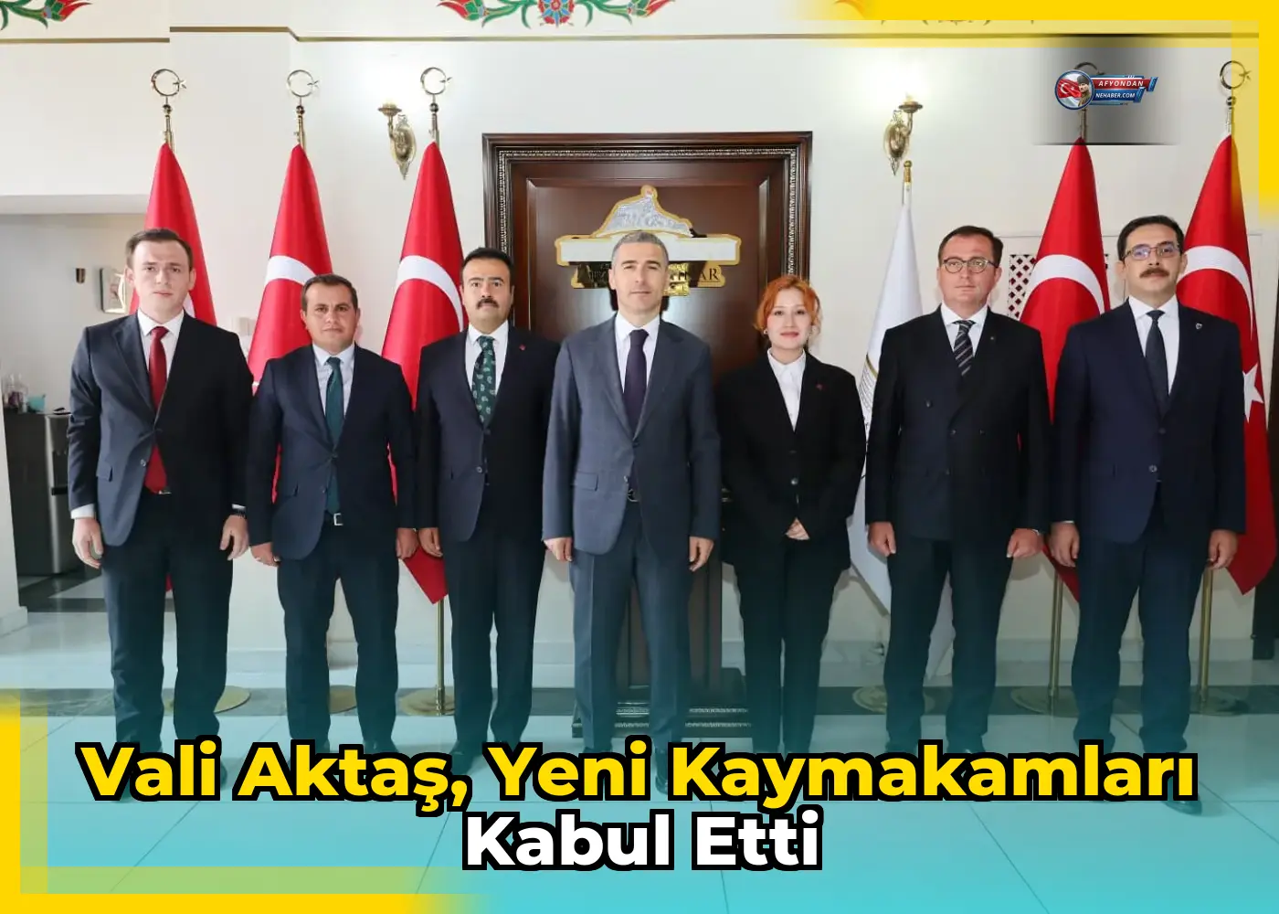 Vali Aktaş, yeni kaymakamları kabul etti