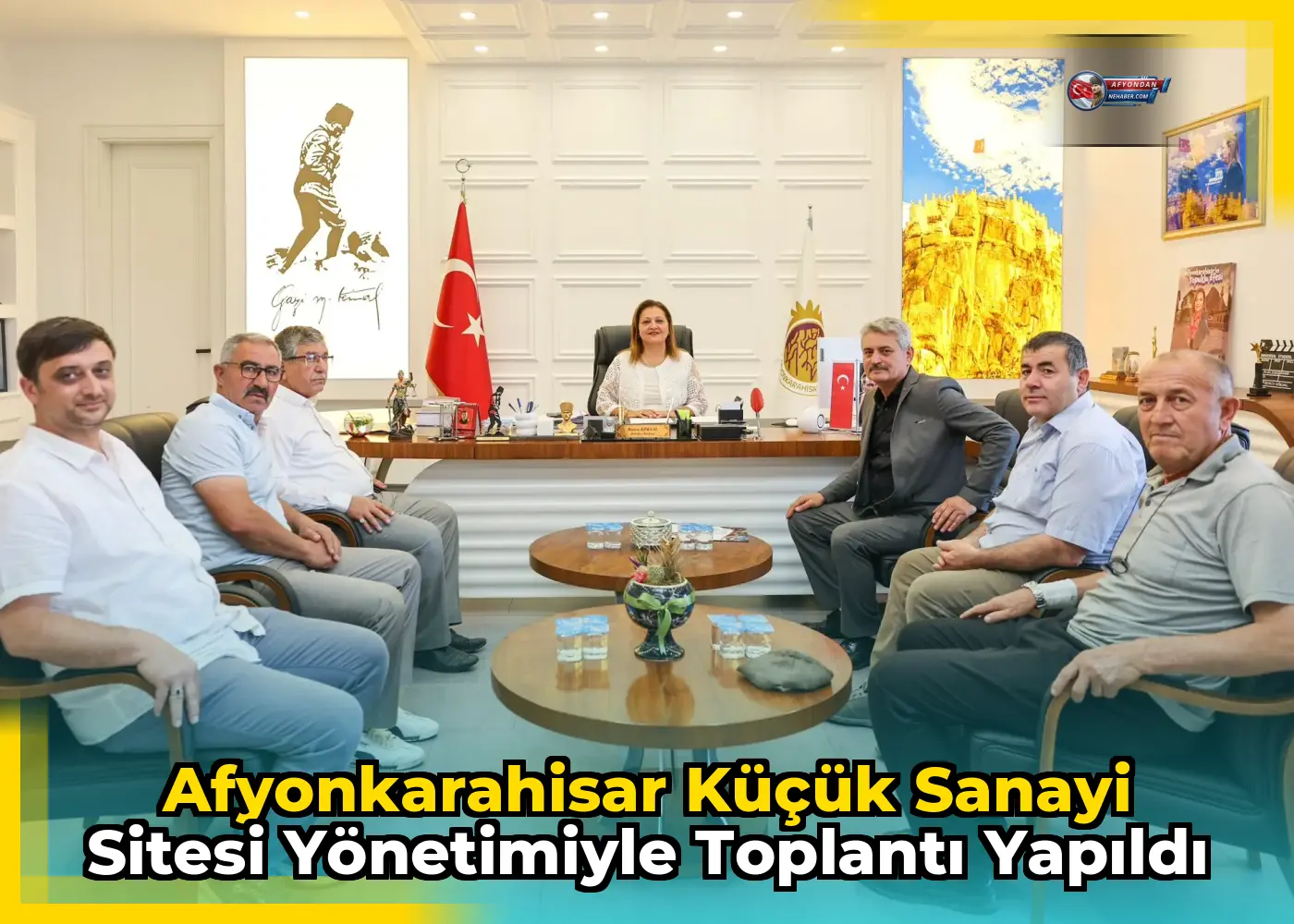 Afyonkarahisar Küçük Sanayi Sitesi Yönetimiyle Toplantı Yapıldı
