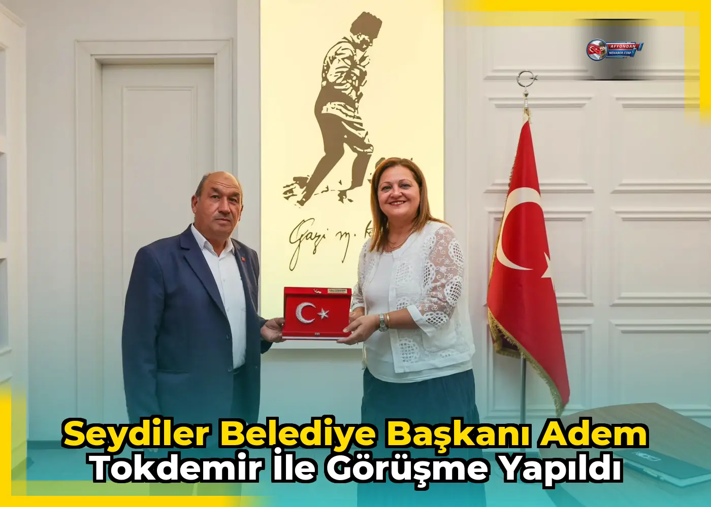 Seydiler Belediye Başkanı Adem Tokdemir ile görüşme yapıldı