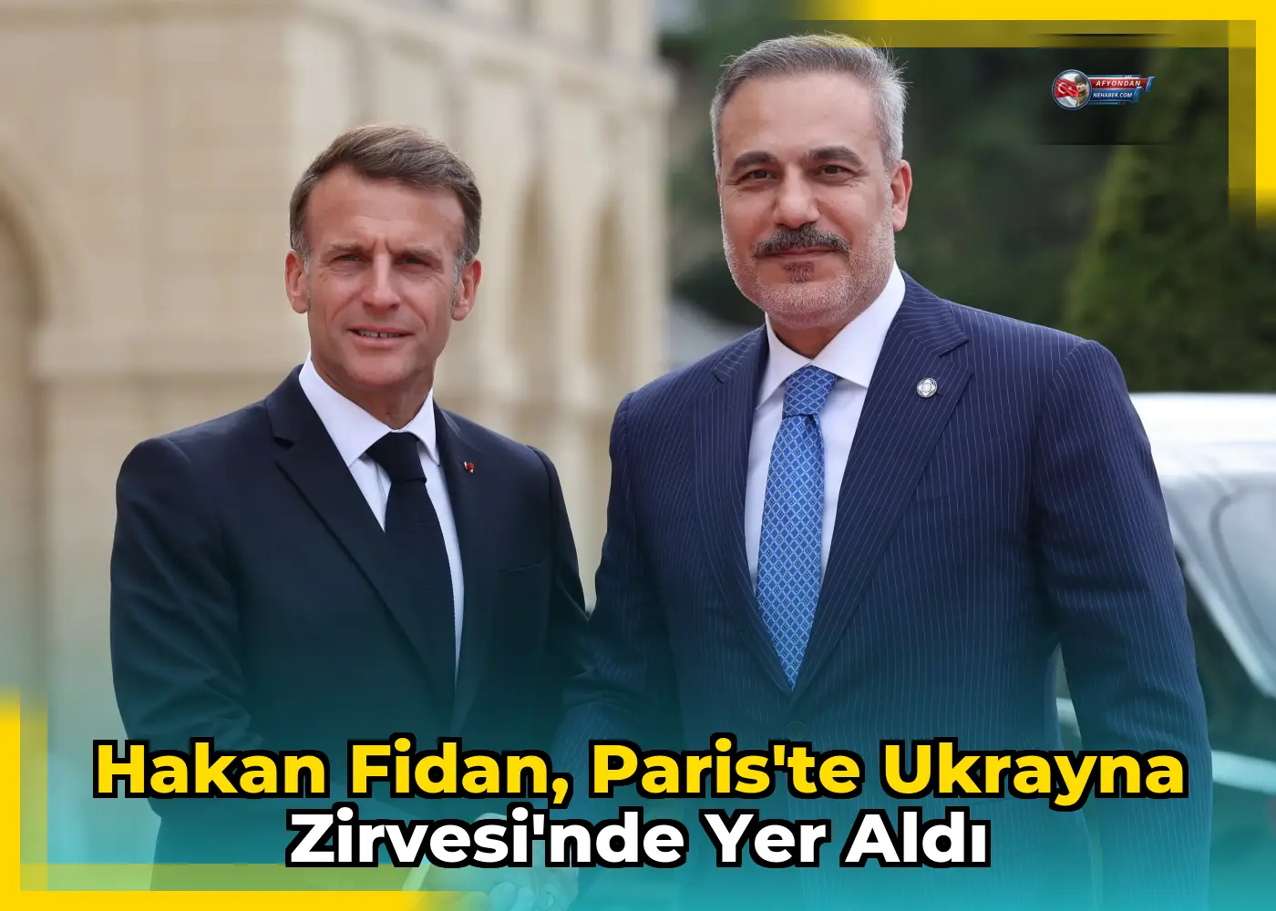 Hakan Fidan, Paris'te Ukrayna Zirvesi'nde Yer Aldı