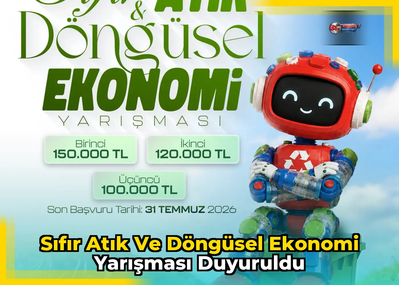 Sıfır Atık ve Döngüsel Ekonomi Yarışması Duyuruldu