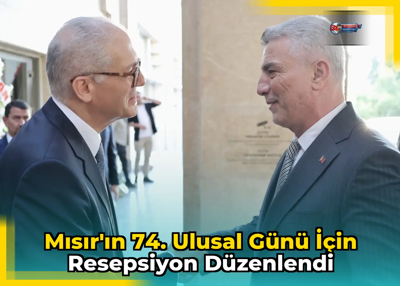 Mısır'ın 74. Ulusal Günü için resepsiyon düzenlendi