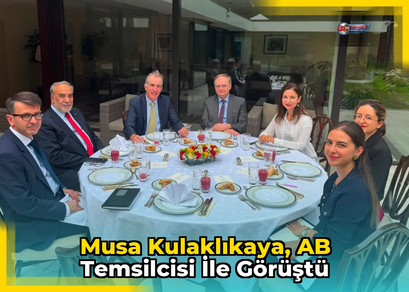 Musa Kulaklıkaya, AB Temsilcisi ile Görüştü