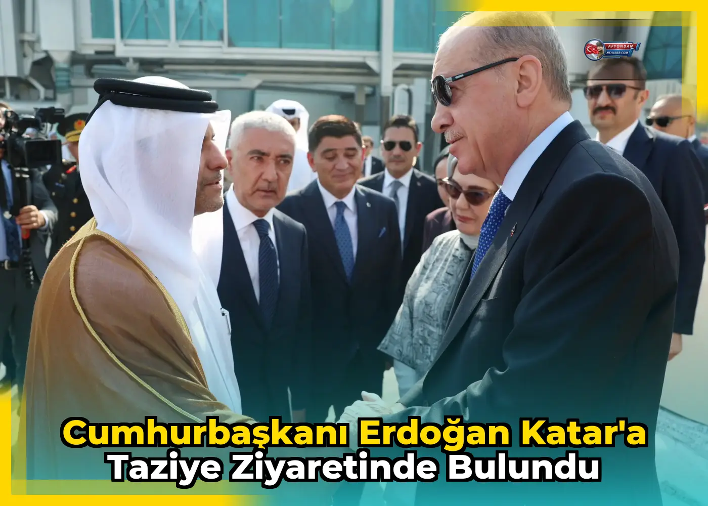 Cumhurbaşkanı Erdoğan Katar'a taziye ziyaretinde bulundu