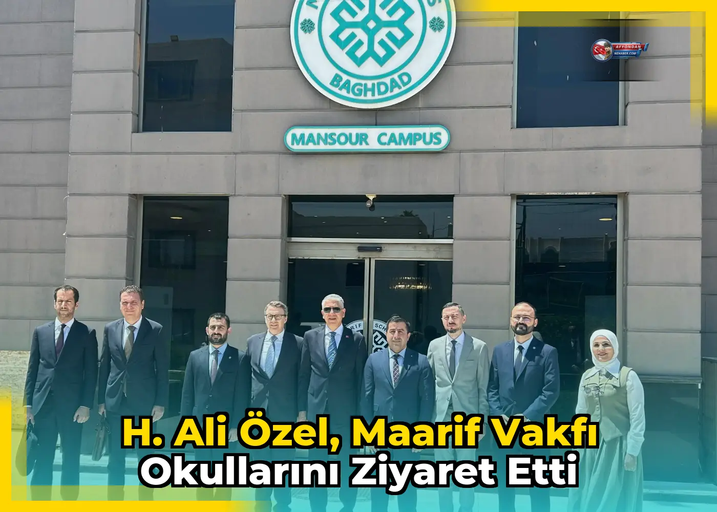 H. Ali Özel, Maarif Vakfı Okullarını Ziyaret Etti