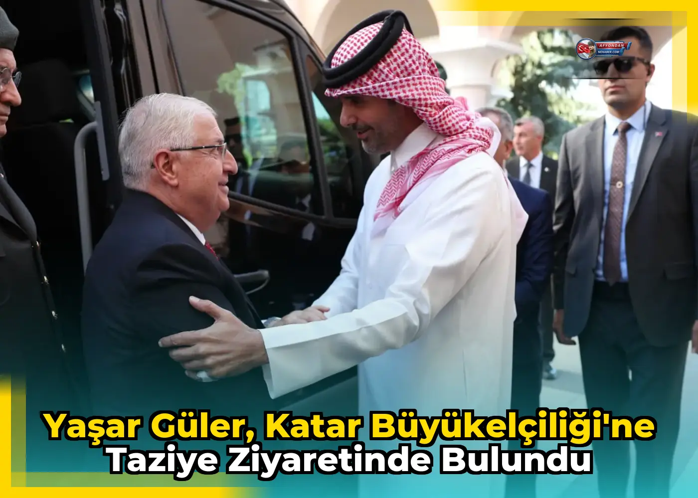 Yaşar Güler, Katar Büyükelçiliği'ne taziye ziyaretinde bulundu