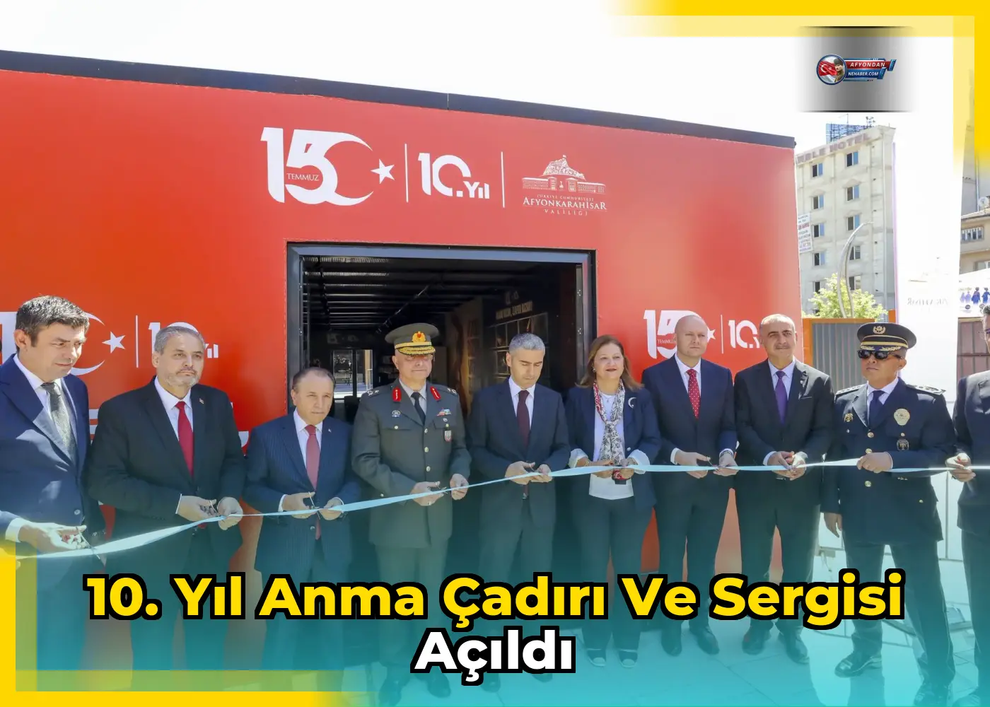 10. Yıl Anma Çadırı ve Sergisi Açıldı