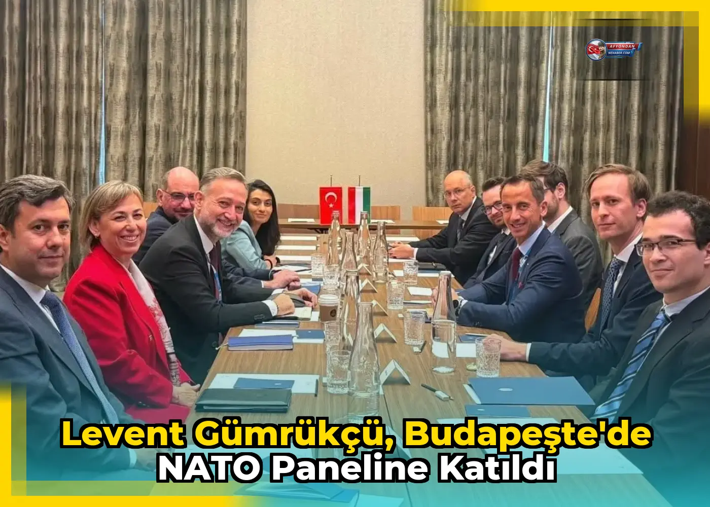 Levent Gümrükçü, Budapeşte'de NATO paneline katıldı