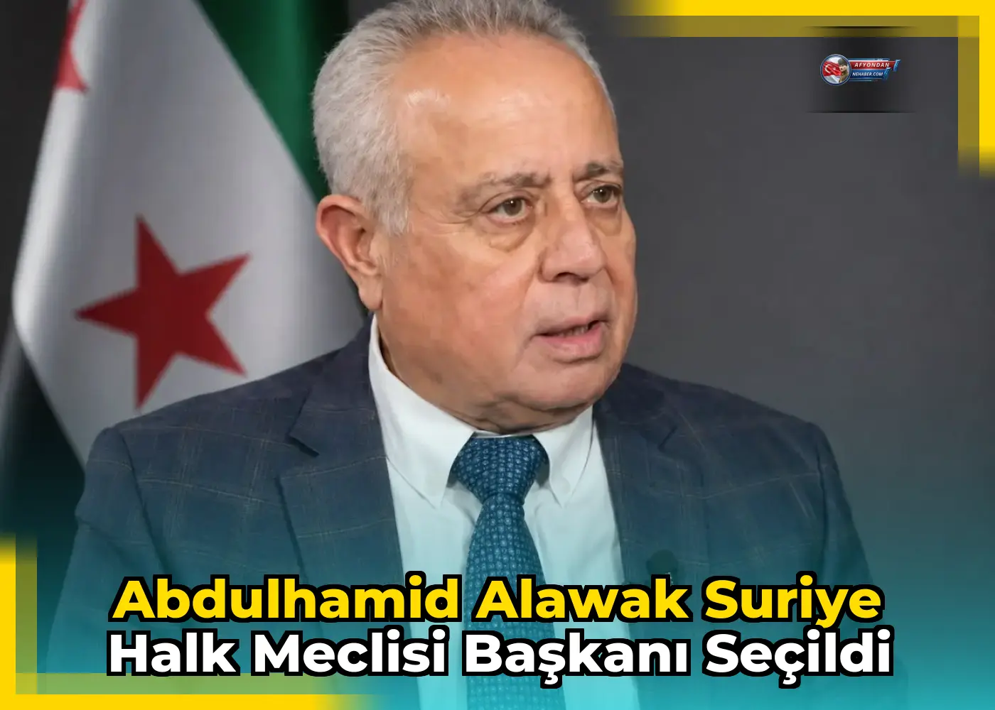 Abdulhamid Alawak Suriye Halk Meclisi Başkanı seçildi