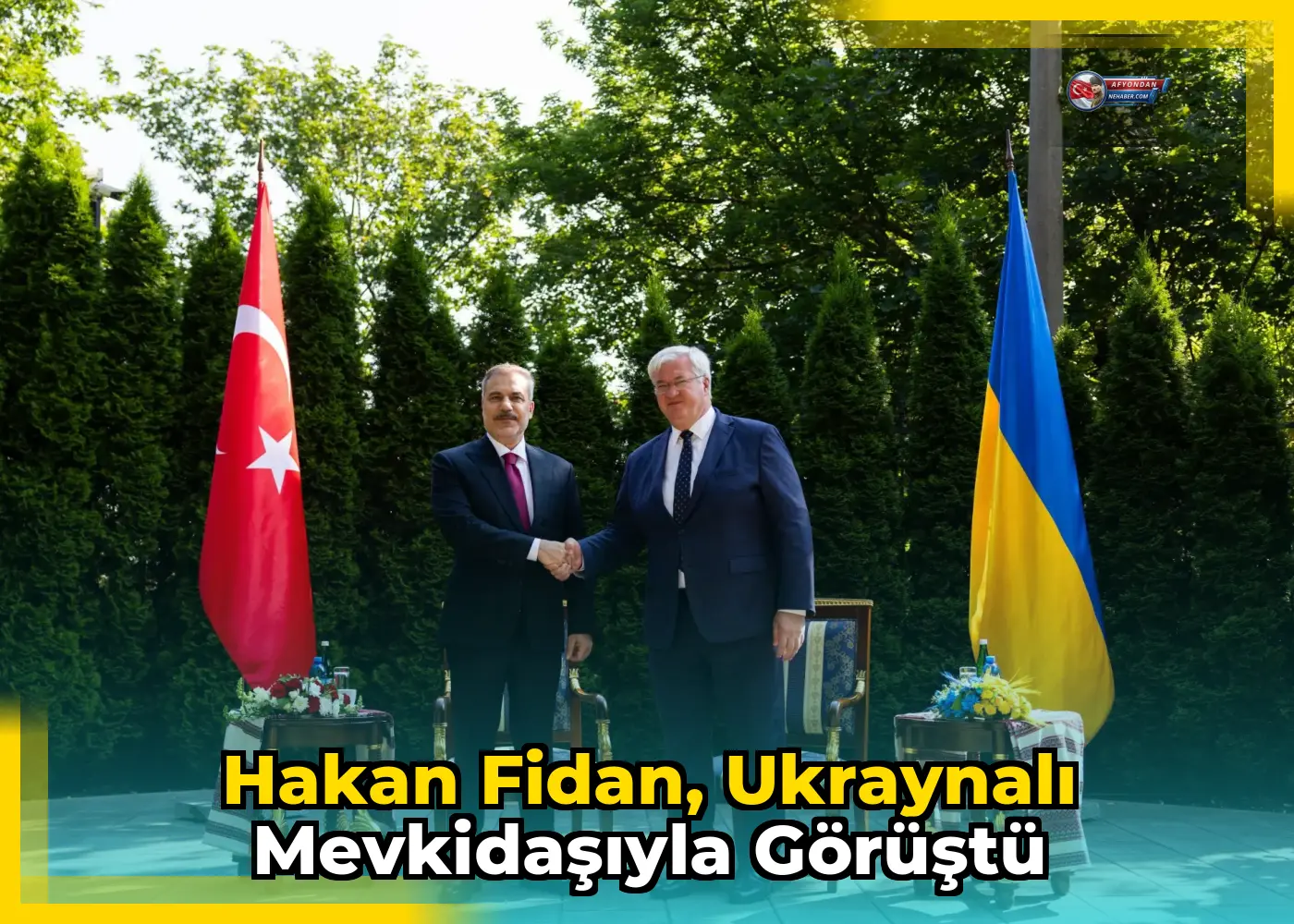 Hakan Fidan, Ukraynalı mevkidaşıyla görüştü
