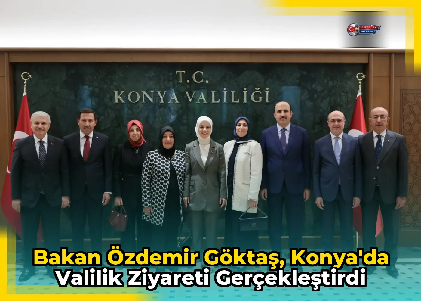 Bakan Özdemir Göktaş, Konya'da Valilik Ziyareti Gerçekleştirdi