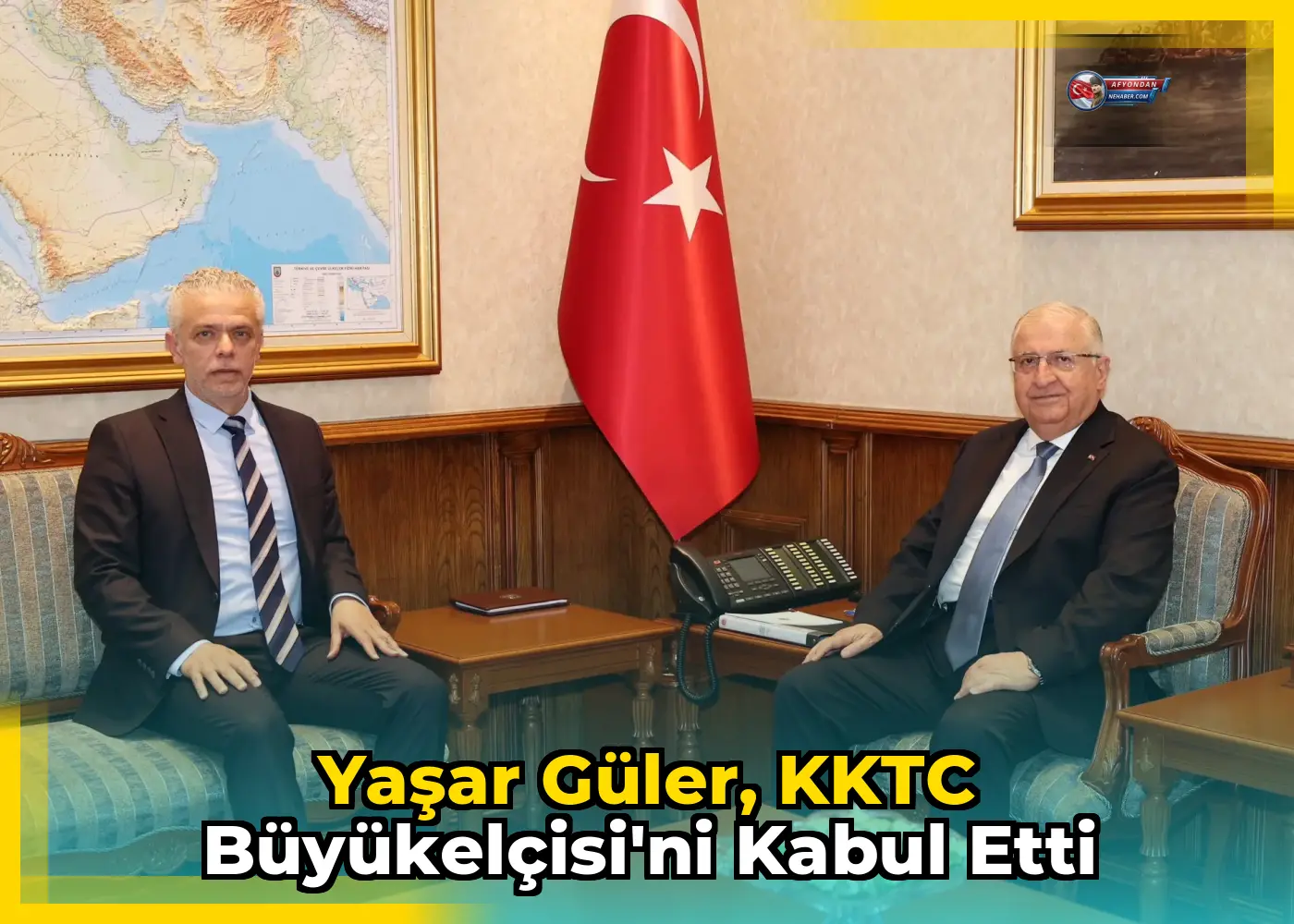Yaşar Güler, KKTC Büyükelçisi'ni kabul etti
