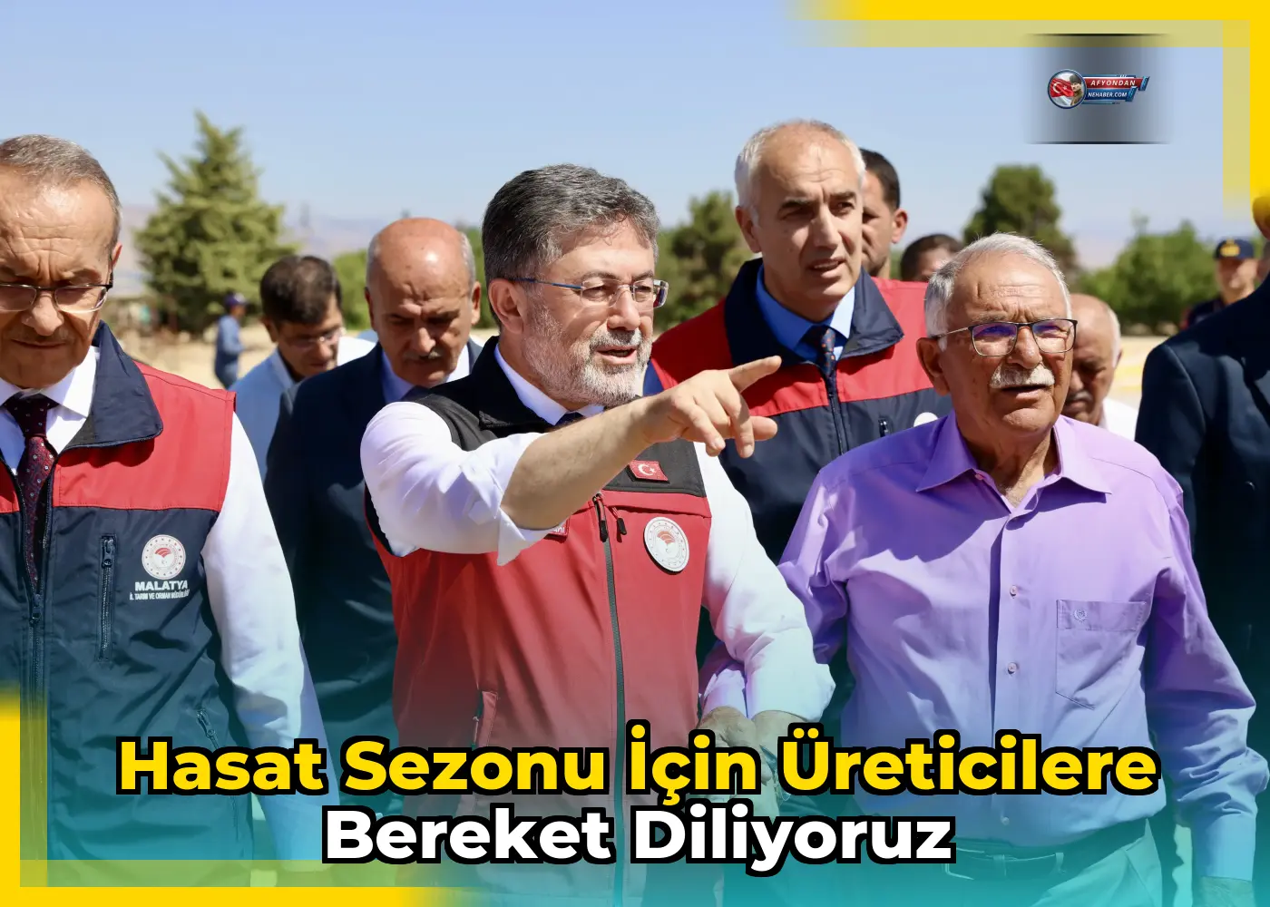 Hasat Sezonu İçin Üreticilere Bereket Diliyoruz