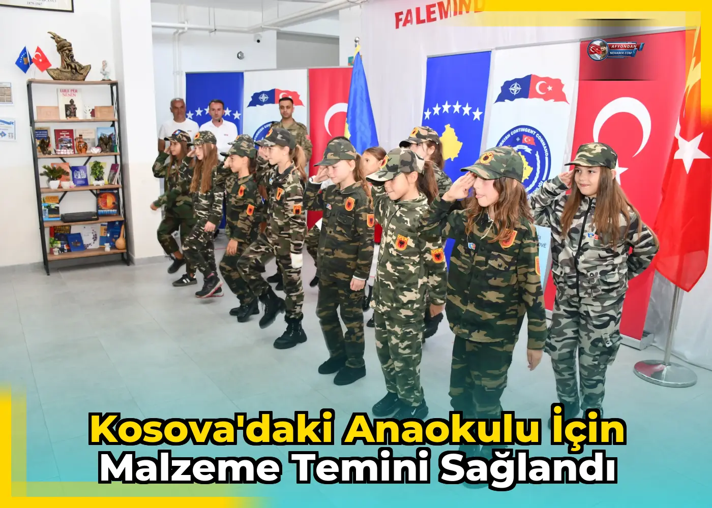 Kosova'daki Anaokulu İçin Malzeme Temini Sağlandı