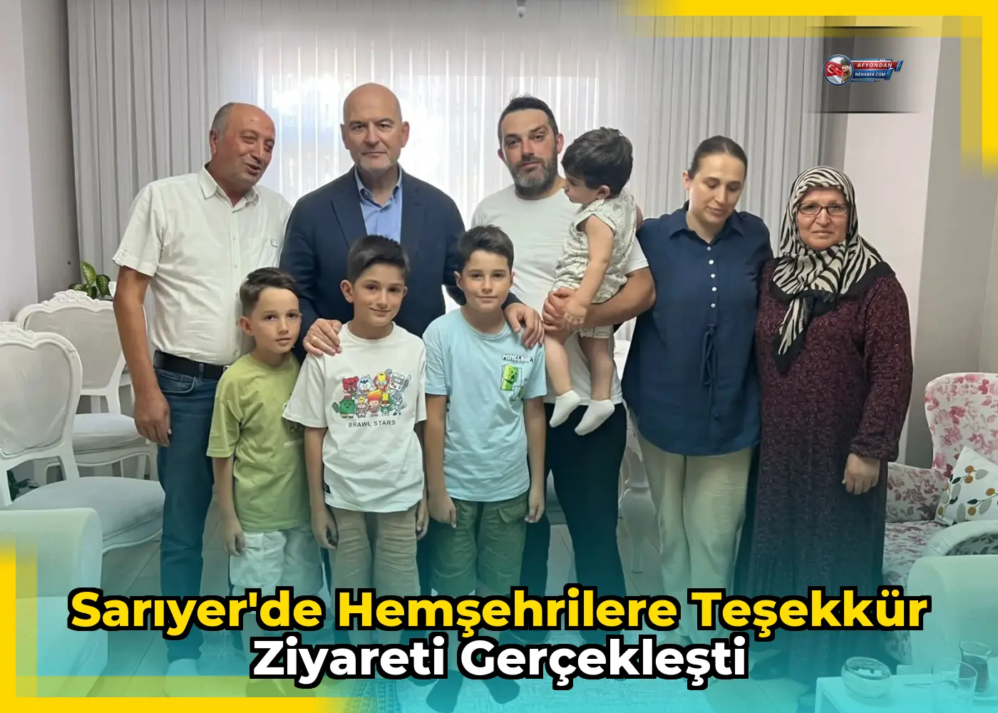 Sarıyer'de Hemşehrilere Teşekkür Ziyareti Gerçekleşti