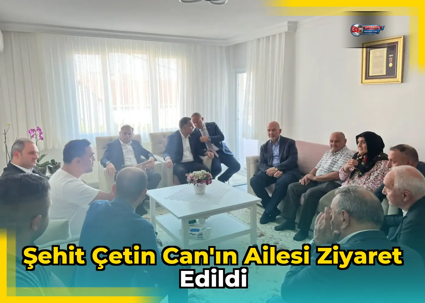 Şehit Çetin Can'ın Ailesi Ziyaret Edildi