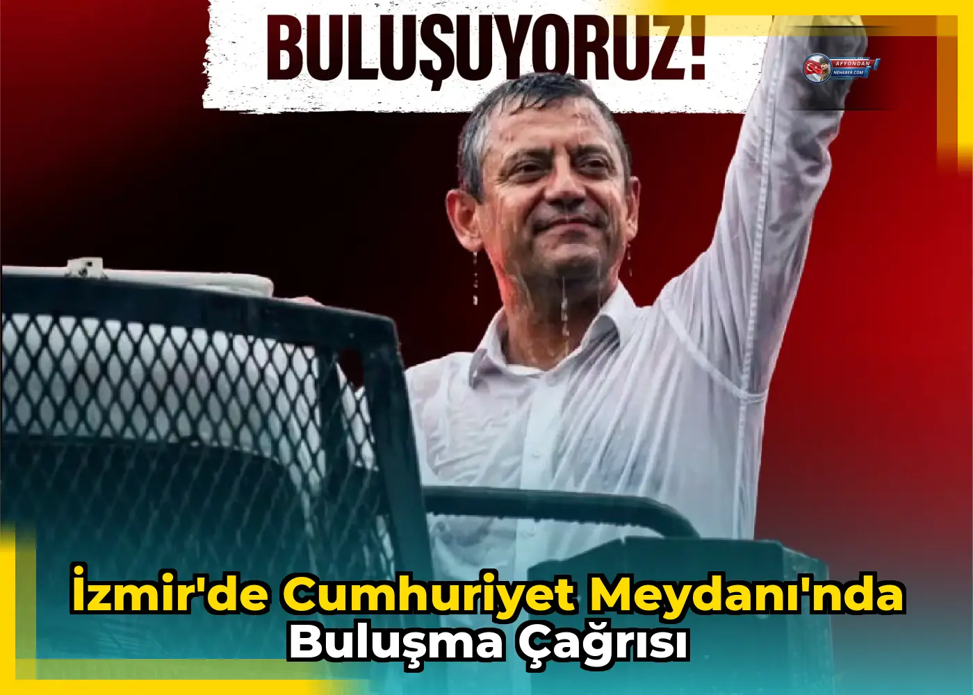 İzmir'de Cumhuriyet Meydanı'nda buluşma çağrısı
