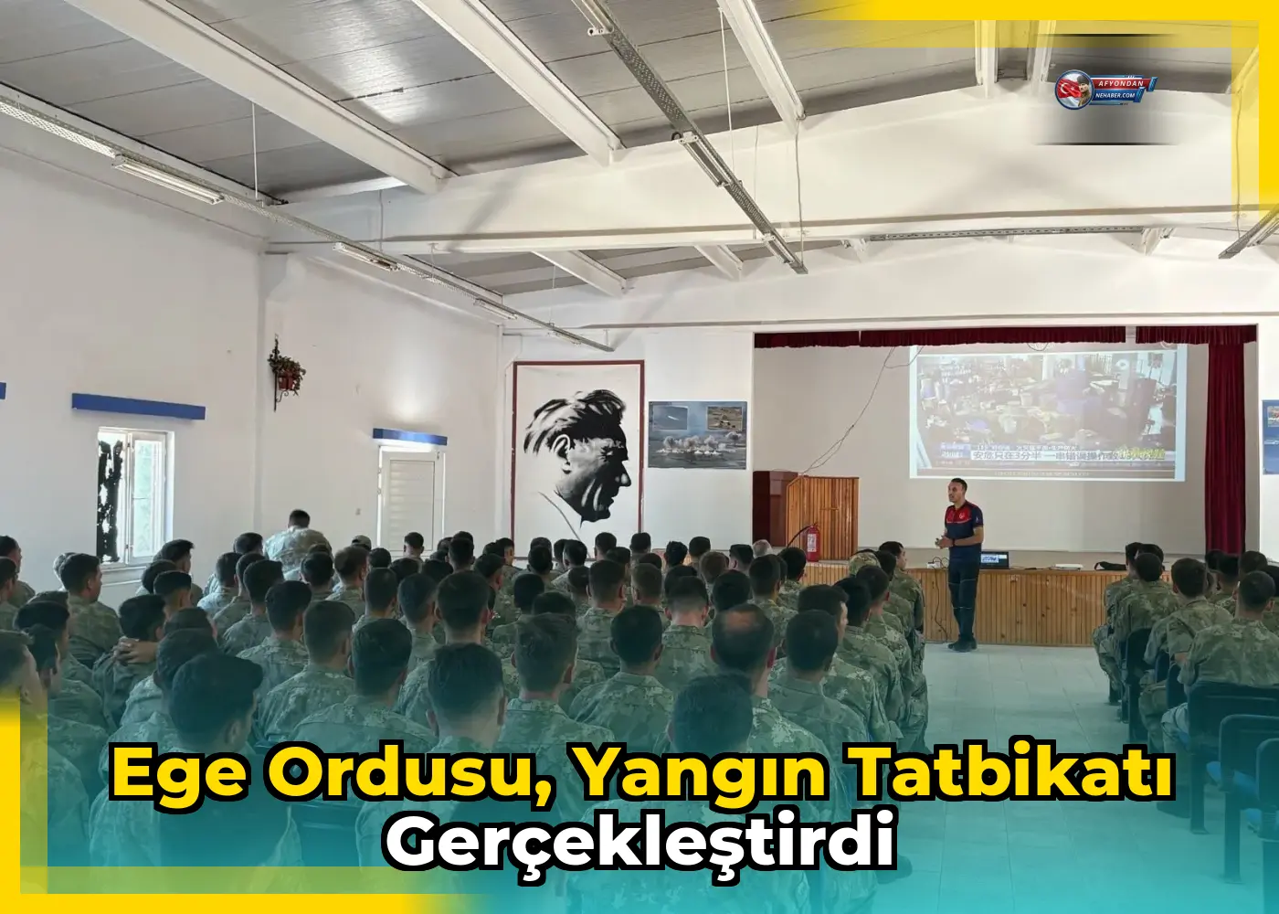 Ege Ordusu, Yangın Tatbikatı Gerçekleştirdi