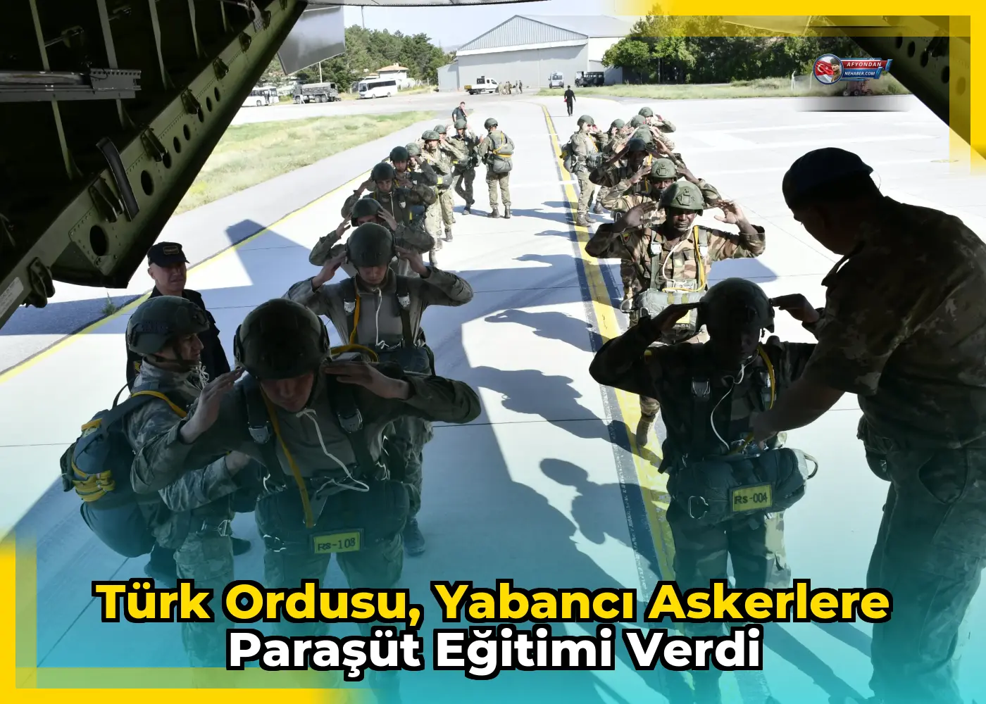 Türk Ordusu, Yabancı Askerlere Paraşüt Eğitimi Verdi