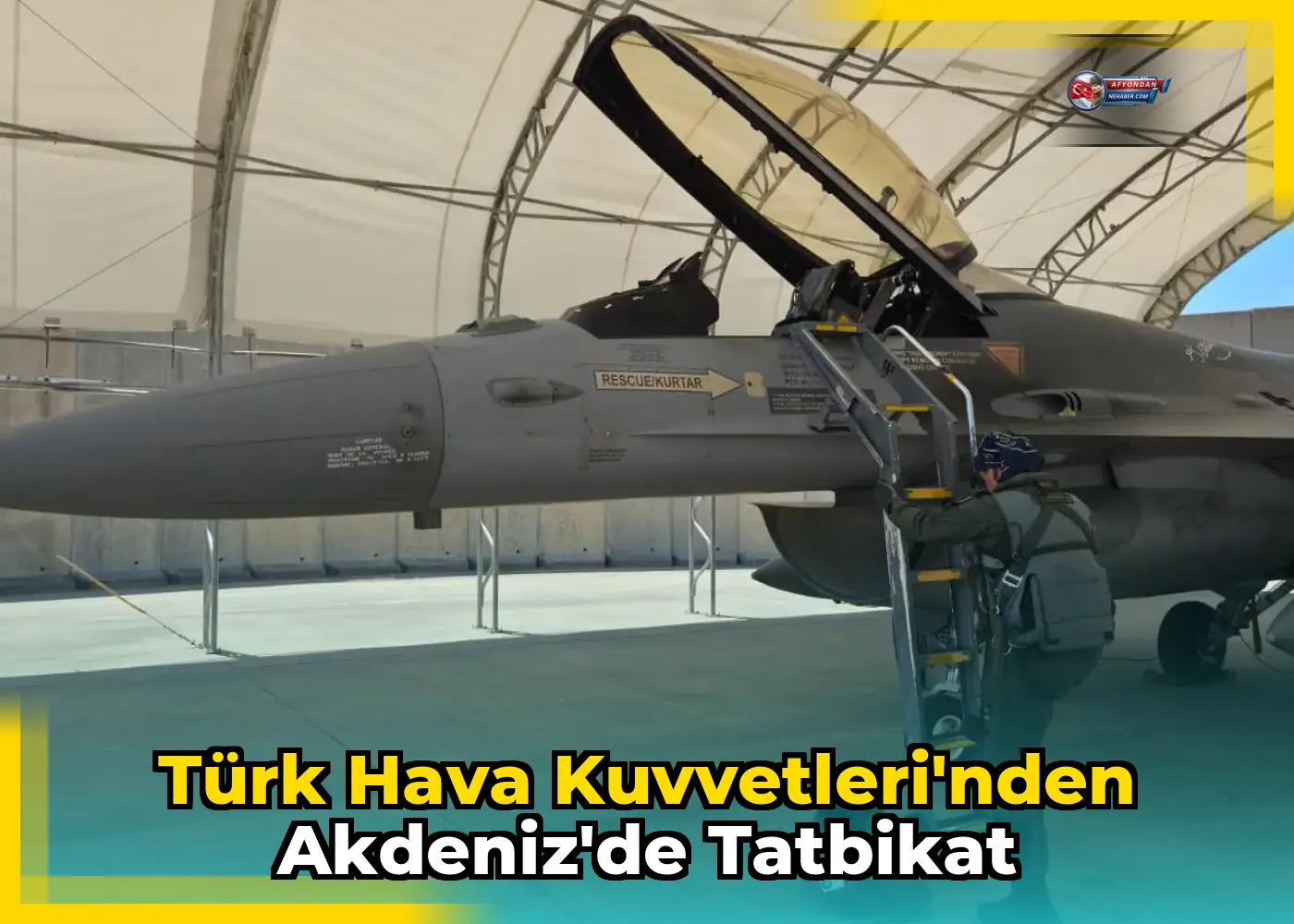 Türk Hava Kuvvetleri'nden Akdeniz'de Tatbikat