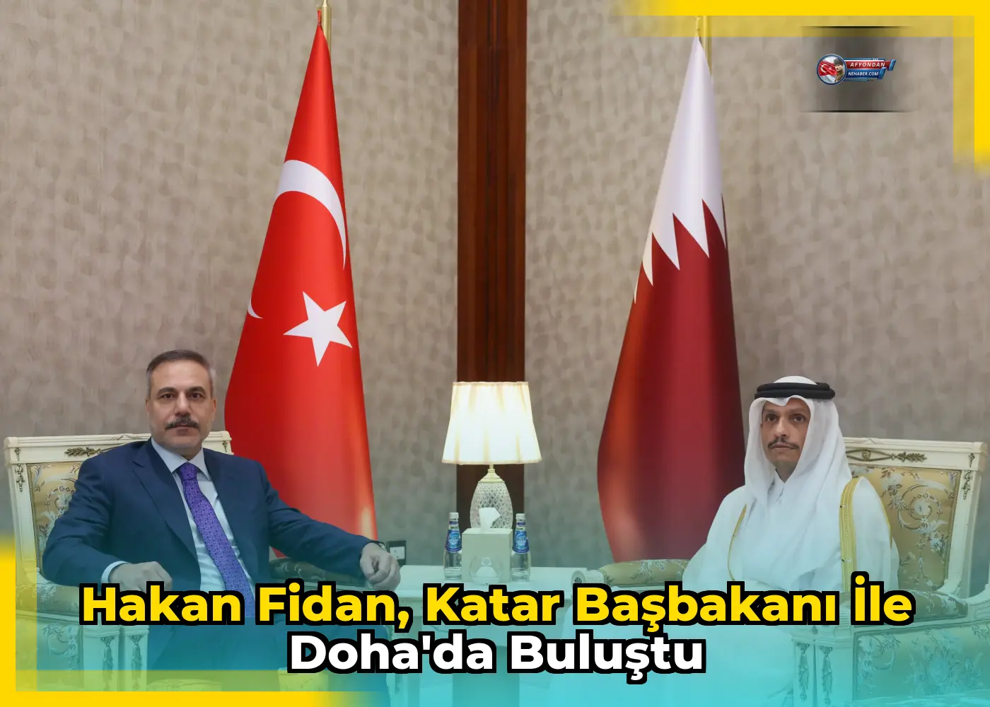 Hakan Fidan, Katar Başbakanı ile Doha'da buluştu