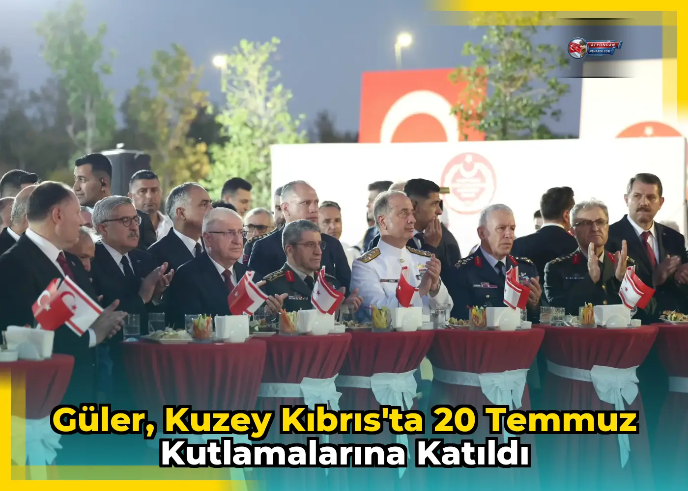Güler, Kuzey Kıbrıs'ta 20 Temmuz kutlamalarına katıldı